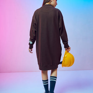 BlackTree Graphic Printed Oversized dresses