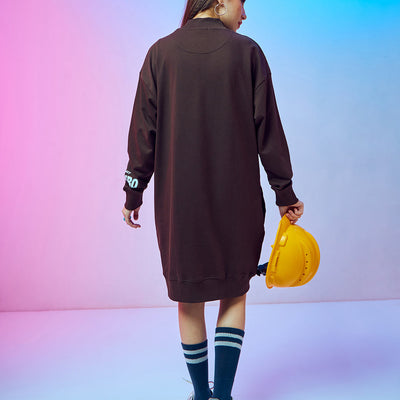 BlackTree Graphic Printed Oversized dresses