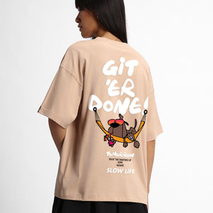 BlackTree Graphic Printed Oversized dresses