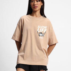 BlackTree Graphic Printed Oversized dresses