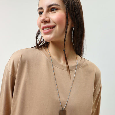 BlackTree Brown Oversized dresses