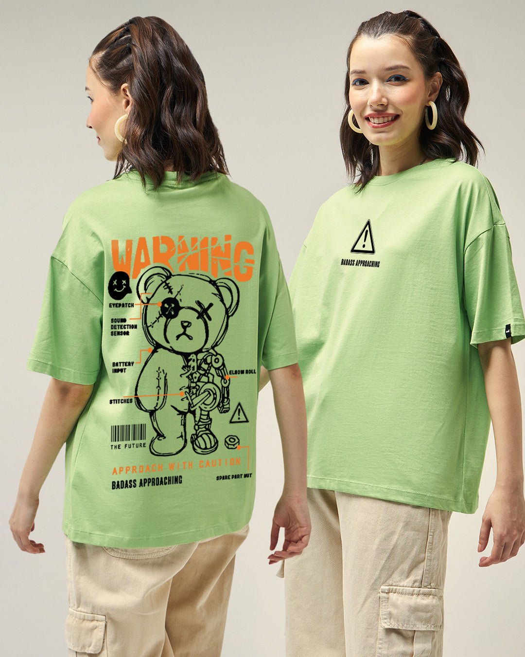 BlackTree Graphic Printed Oversized dresses