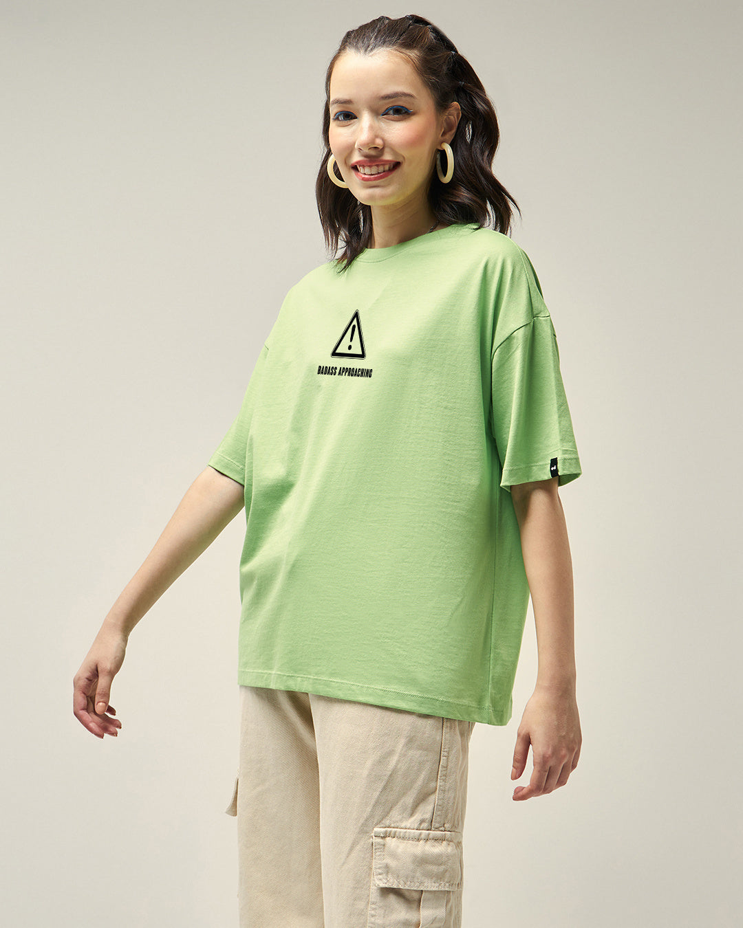 BlackTree Graphic Printed Oversized dresses