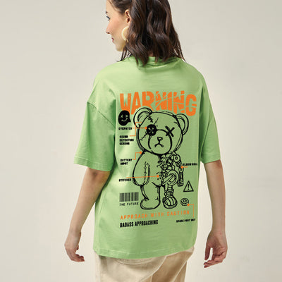 BlackTree Graphic Printed Oversized dresses