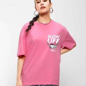 BlackTree Graphic Printed Oversized Dresses