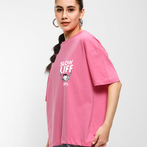 BlackTree Graphic Printed Oversized Dresses