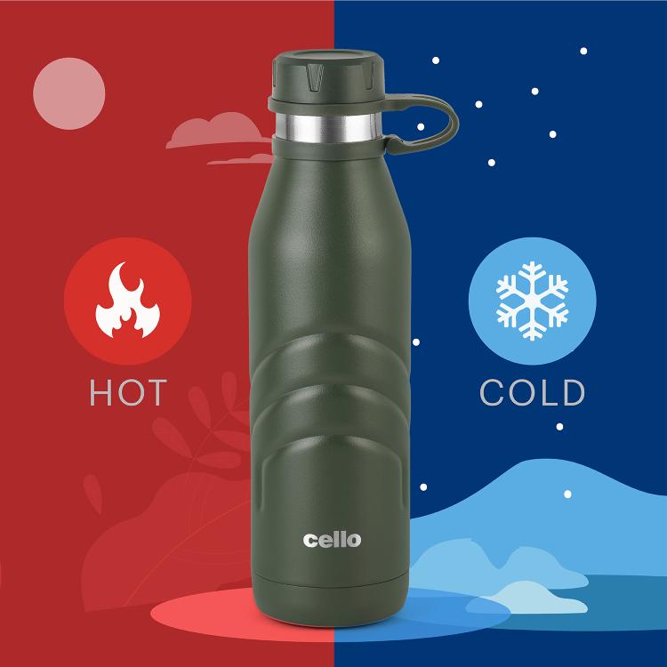 Cello Duro Crown Flask, Vacusteel Water Bottle - view 23