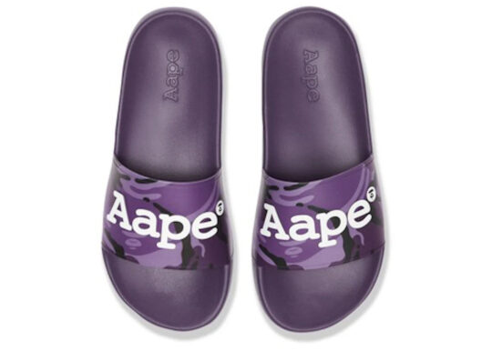 BAPE AAPE Slider Purple