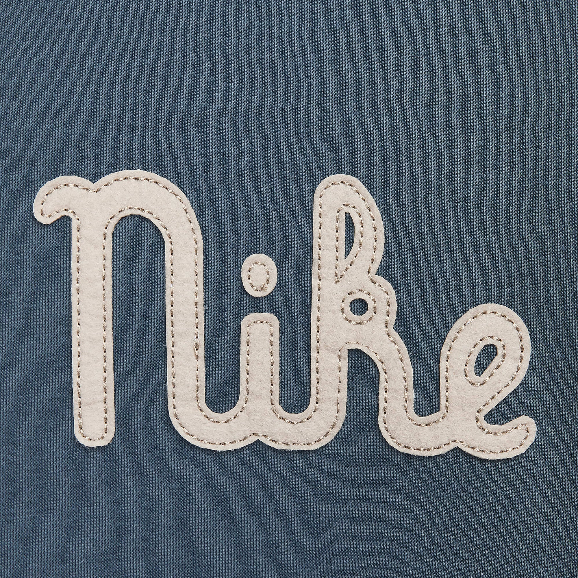 Nike | CREW-NECK FLEECE SWEATSHIRT { DEEP JUNGLE/KHAKI/CAMPFIRE ORANGE - view 3