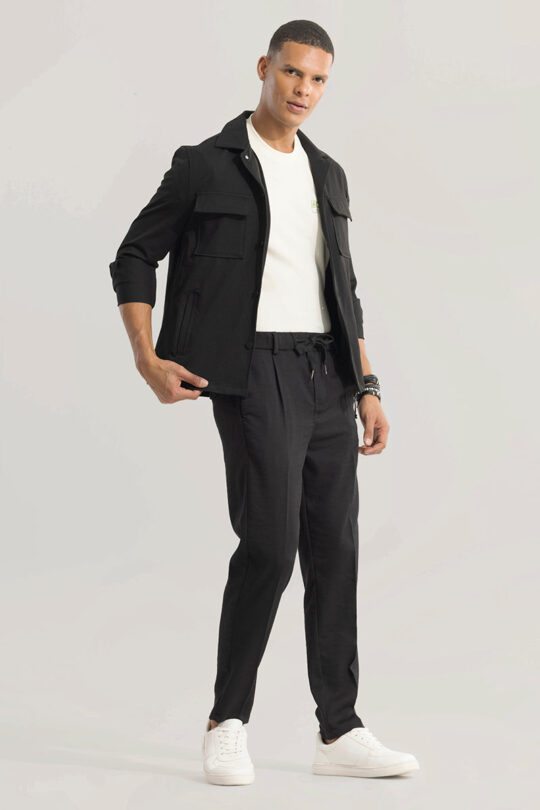 SNITCH Soft Stride Black Trouser
