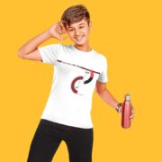 BlackTree(THHOR Series) ROUND NECK REYON White TEES FOR KIDS