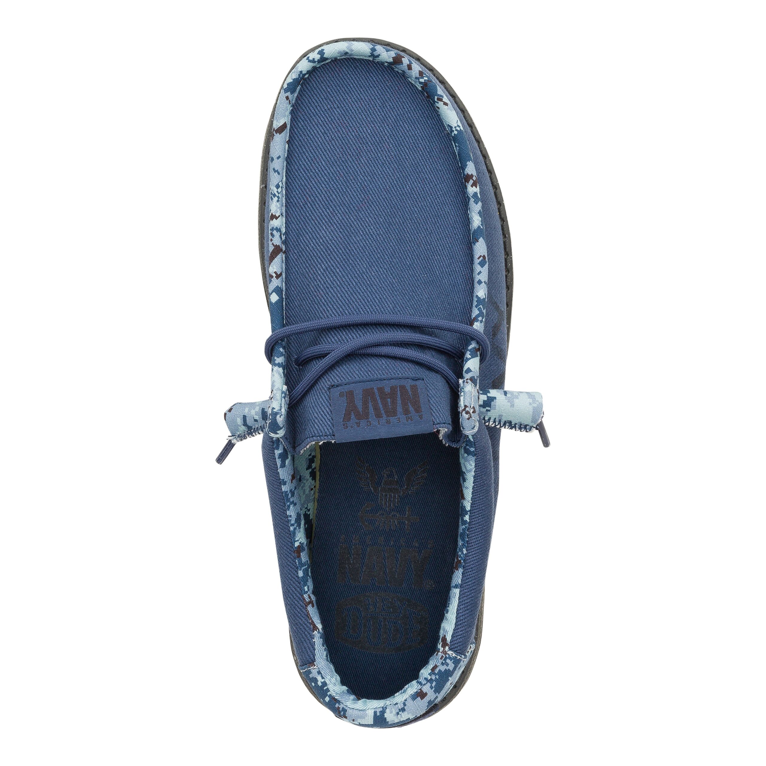 HEYDUDE shoes Wally US Navy - Blue Camo – Men's - view 6