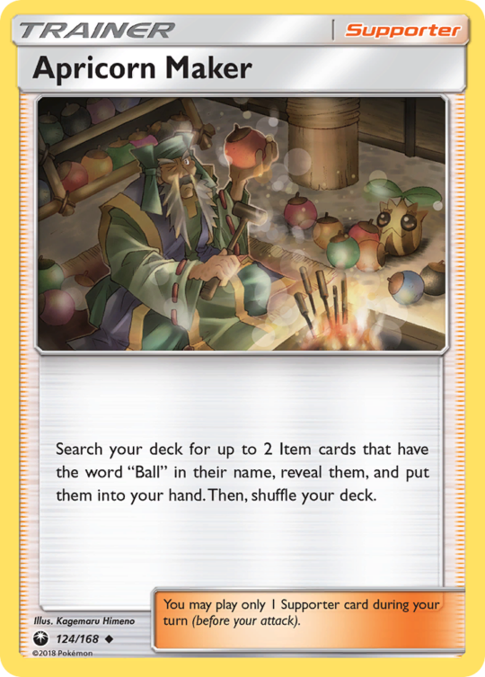 Uncommon sm7-124 non-holo – Pokémon Apricorn Maker - 124/168 - Uncommon [sm7-124] [Non-Holo] - Apricorn Maker - 124/168 - Uncommon