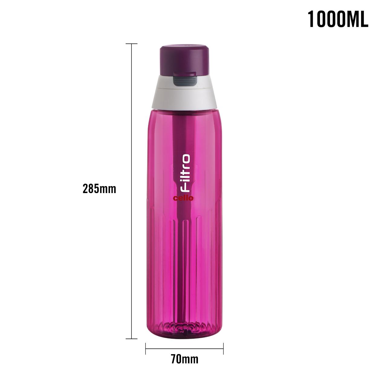 Cello Filtro Water Bottle With Activated Carbon Filter, 1000ml - view 27