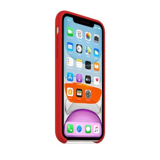 KShop Silicone Case For iPhone 11 - Red - view 2