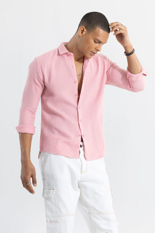 SNITCH RelaxKnit Pink Shirt