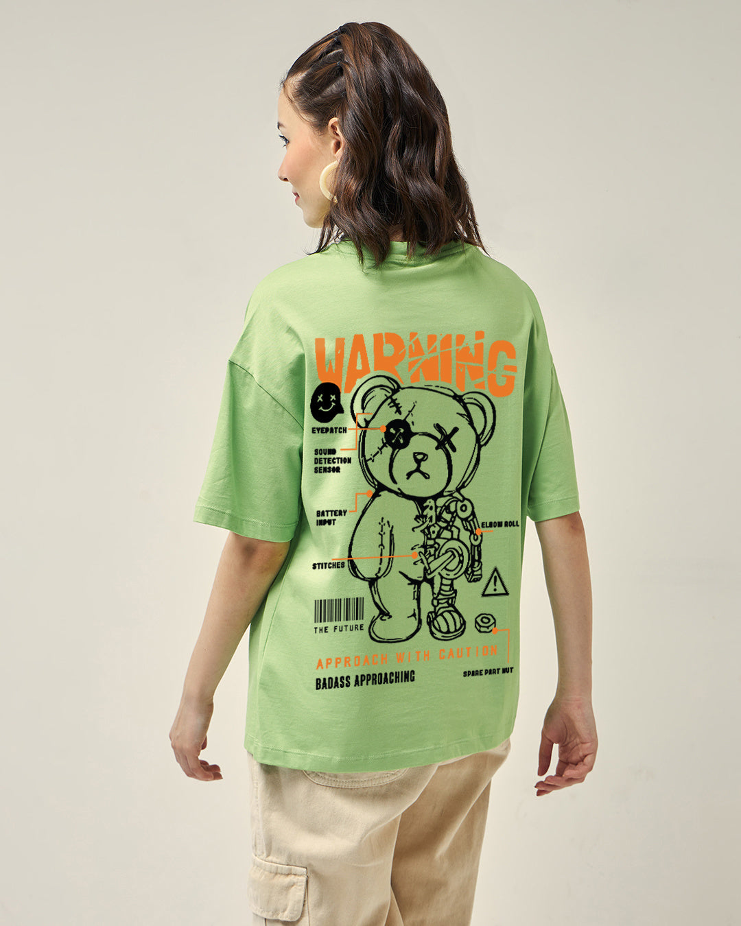 BlackTree Graphic Printed Oversized dresses - view 4
