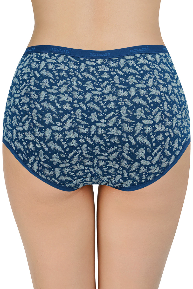 Amante Print High Rise Full Brief Panties (Pack of 3) - view 3