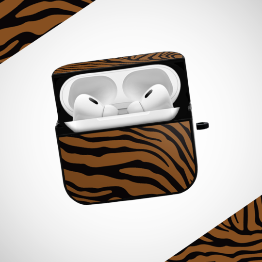 Cover It Up Tiger Print Glass Airpods Pro 2 Case Covers - view 2