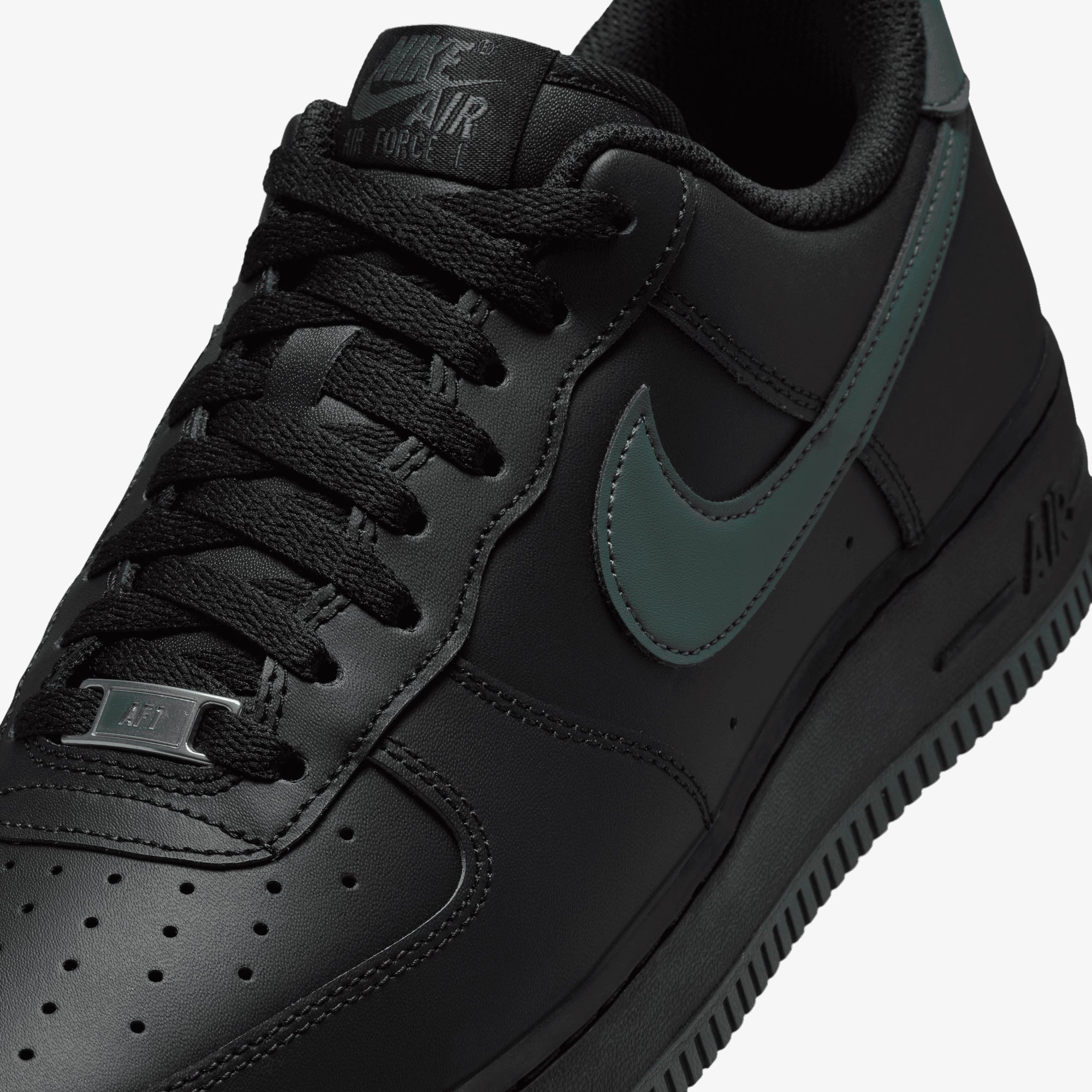 Nike | Air Force 1'07 { Black/vintage Green - view 5