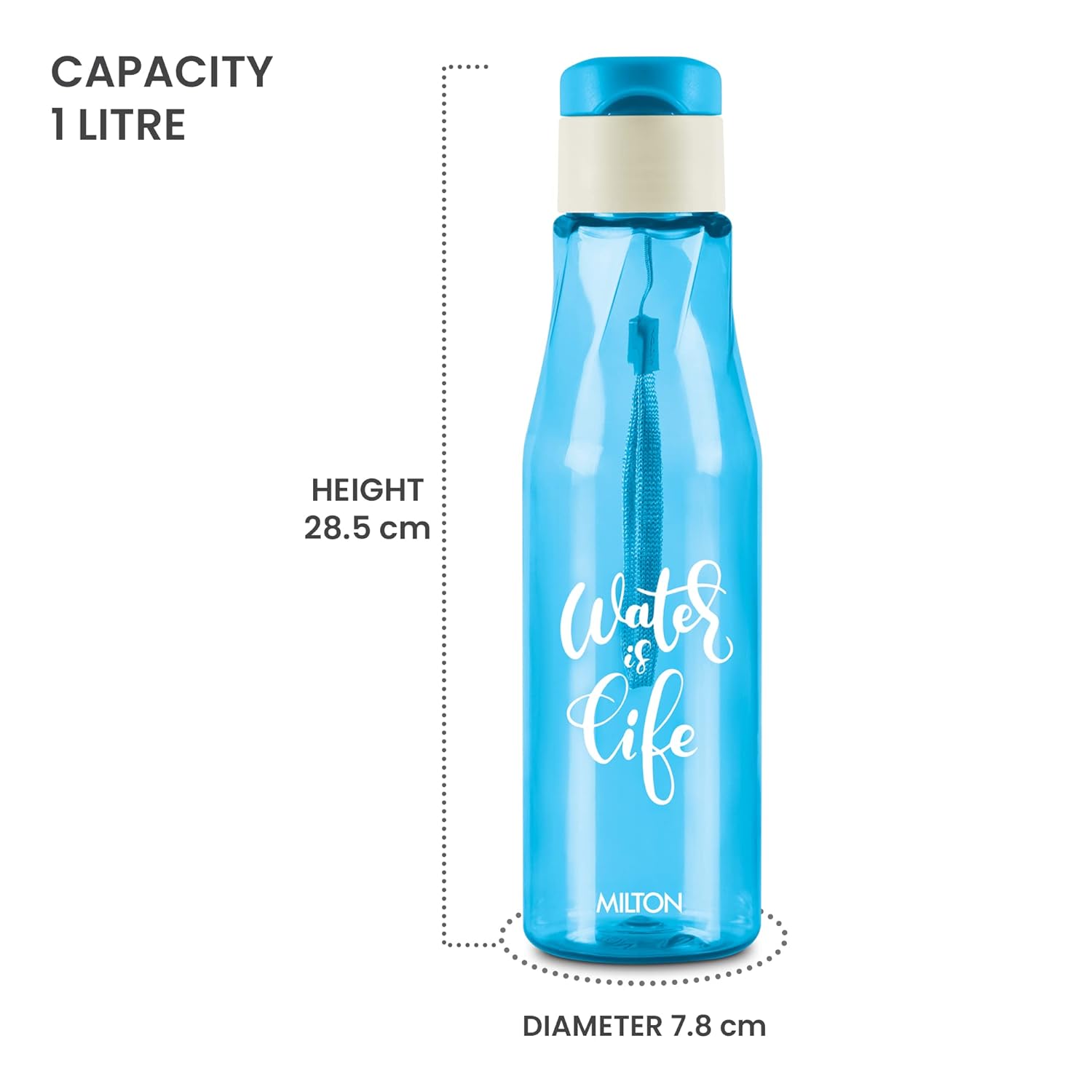 Swirl Flip Pet Water Bottle (Milton) - view 5