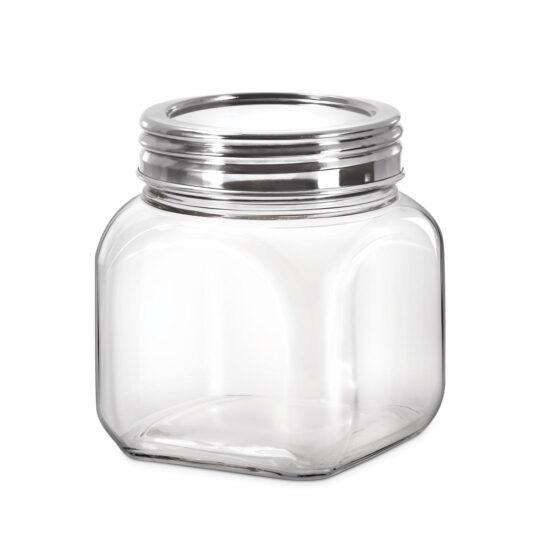 Square Jar With SS 304 Lid (Treo by Milton) – Transparent