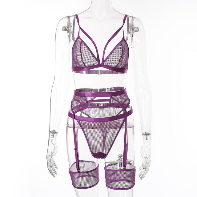 BlackTree Transparent Bra Set for Sexy Ladies ..