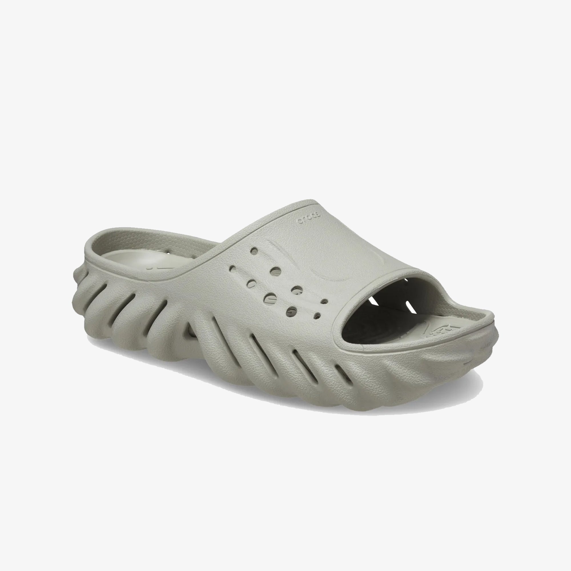 Crocs | ECHO CROSS-STRAP SANDALS - ELEPHANT { MOUSE GREY - view 3