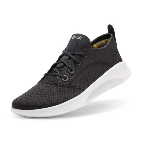 Allbirds Men's SuperLight Tree Runners - Natural Black/Dark Grey (Blizzard Sole)