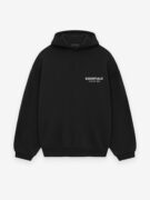 ESSENTIALS Fleece Hoodie – Black
