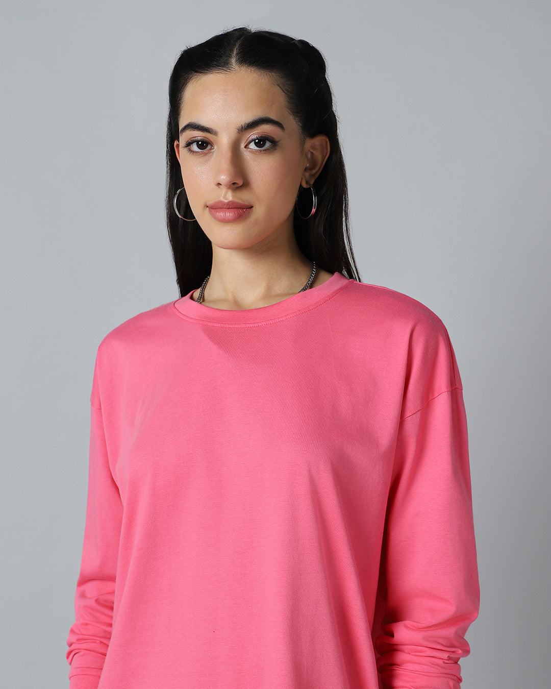 BlackTree Pink Oversized Dresses - view 5
