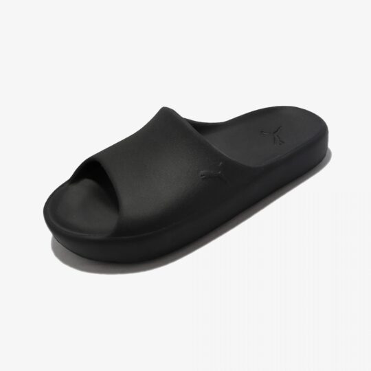Puma | SHIBUI CAT UNISEX SLIDES { BLACK