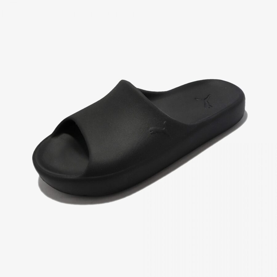 Puma | SHIBUI CAT UNISEX SLIDES { BLACK