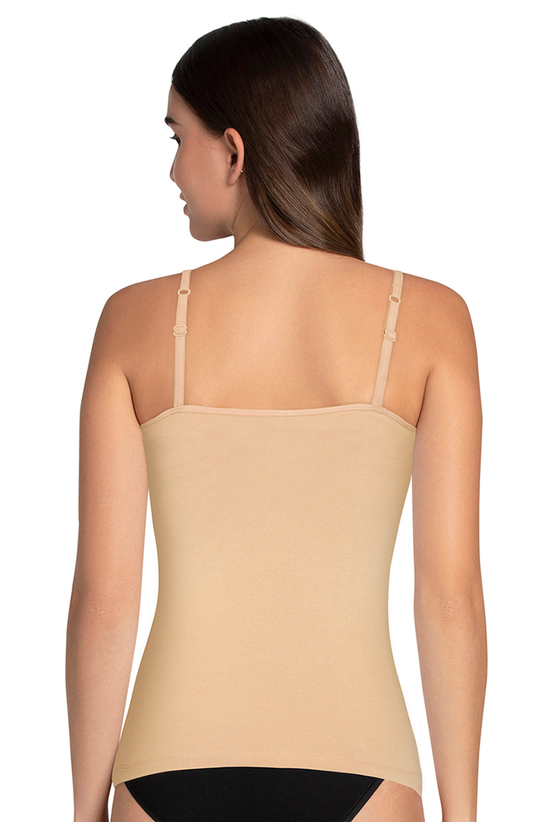 Amante Shelf Support Camisole - Hazelnut - view 2