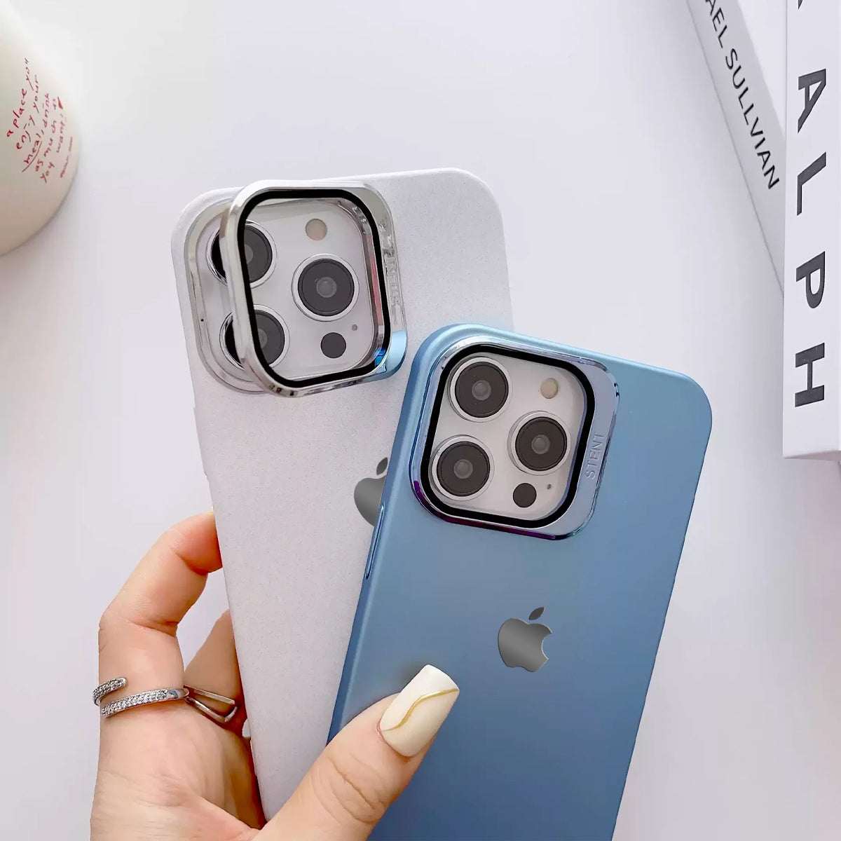 Apple iPhone 13 Series Clear Camera Protector Hidden Stand Logo Case - view 4