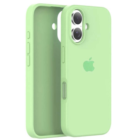 KSSShop iPhone 16 Silicone Case - Mint Green