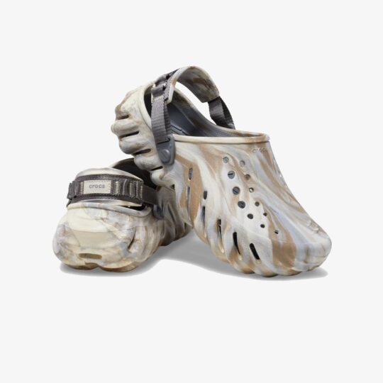Crocs | ECHO MARBLED CLOG { BONE/MLTI