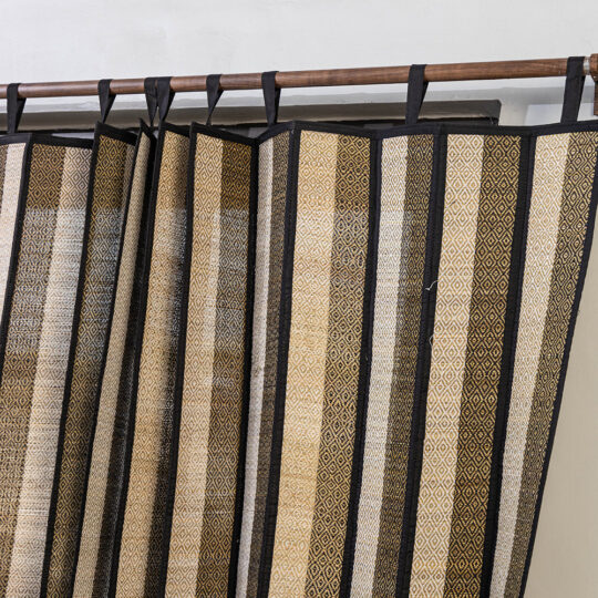 ITOKRI CRAFTS INITIATIVE Beige - Madur Grass Door Curtain of Midnapore (7 x 4 feet) - view 2