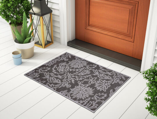 Spaces India Welspun Ethan Polyester Foot Mats Small-Mole