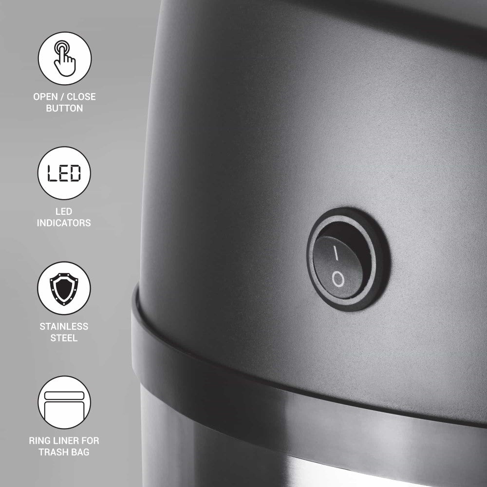 Sensor Dustbin (Milton) – Steel - view 3