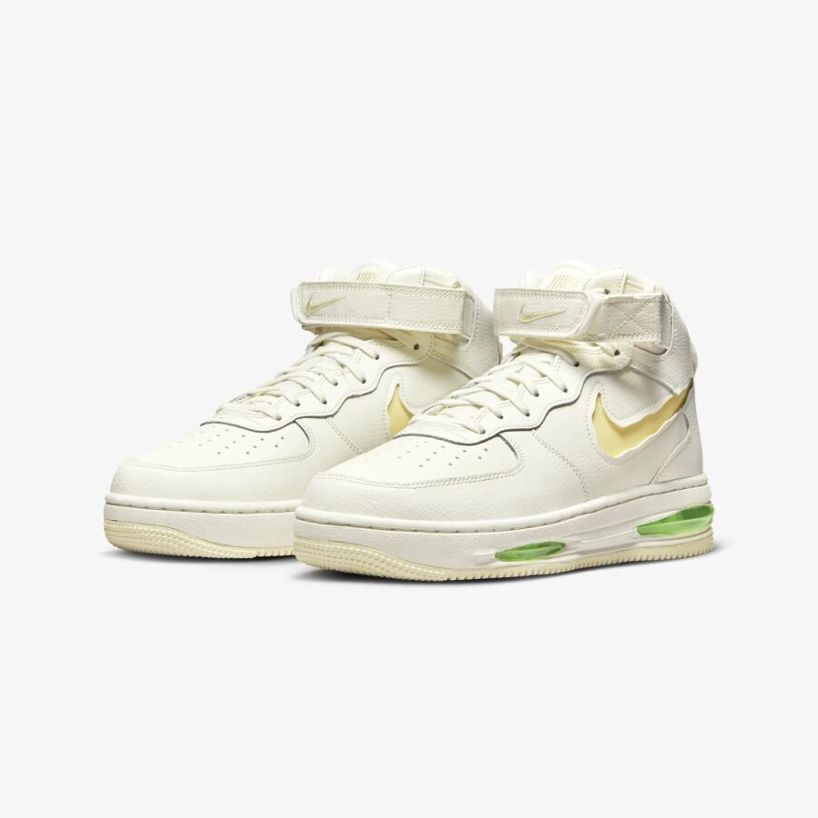 Nike | AIR FORCE 1 MID EVO { SAIL/COCONUT MILK-LIME BLAST