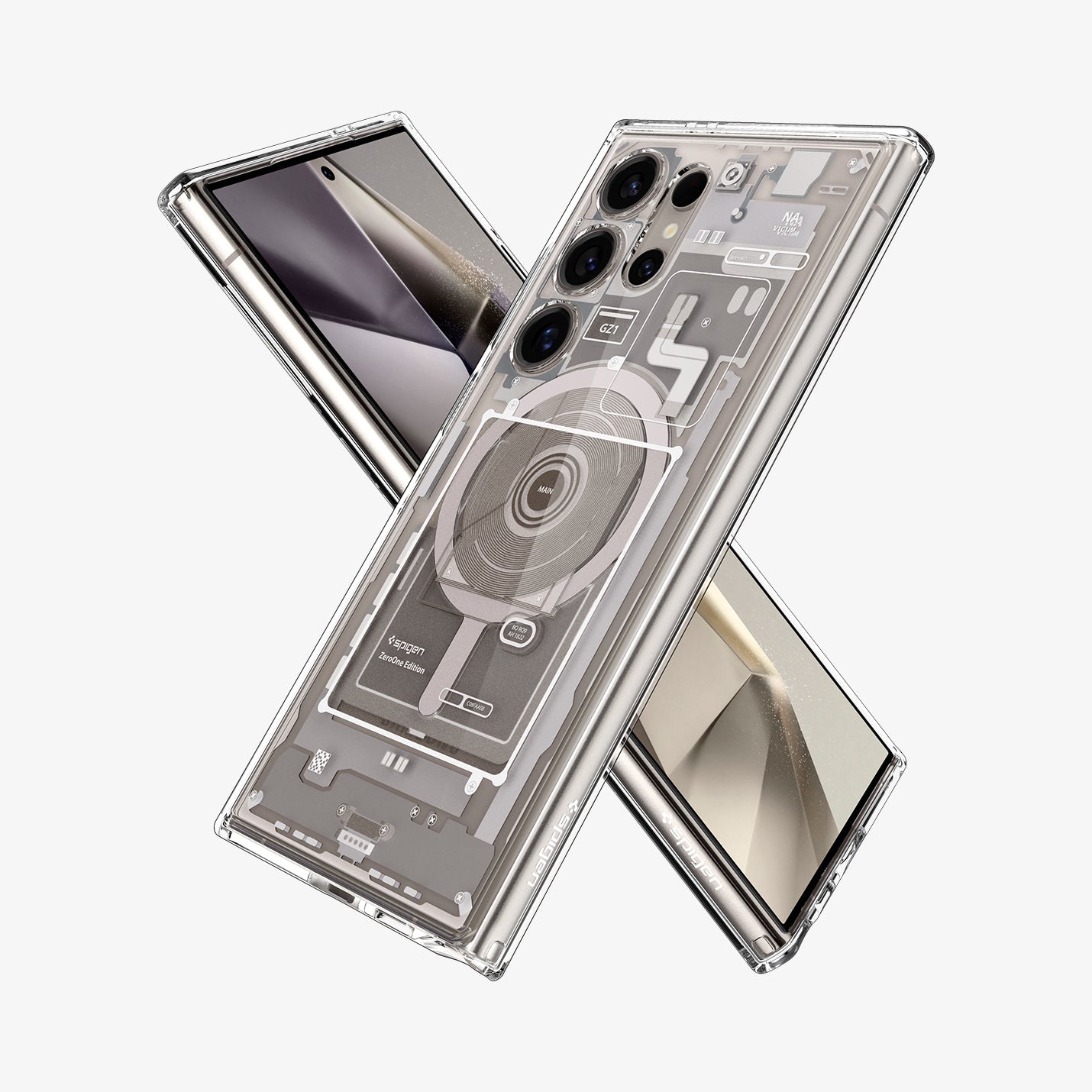 Galaxy S24 Series - Ultra Hybrid Metal Ring Zero One (MagFit) - view 12