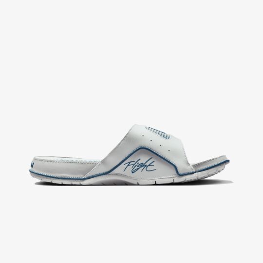 Jordan | HYDRO 4 RETRO { OFF WHITE/INDUSTRIAL BLUE-NEUTRAL GREY