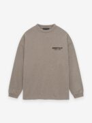 ESSENTIALS Jersey Long Sleeve T-Shirt – Heather Gray