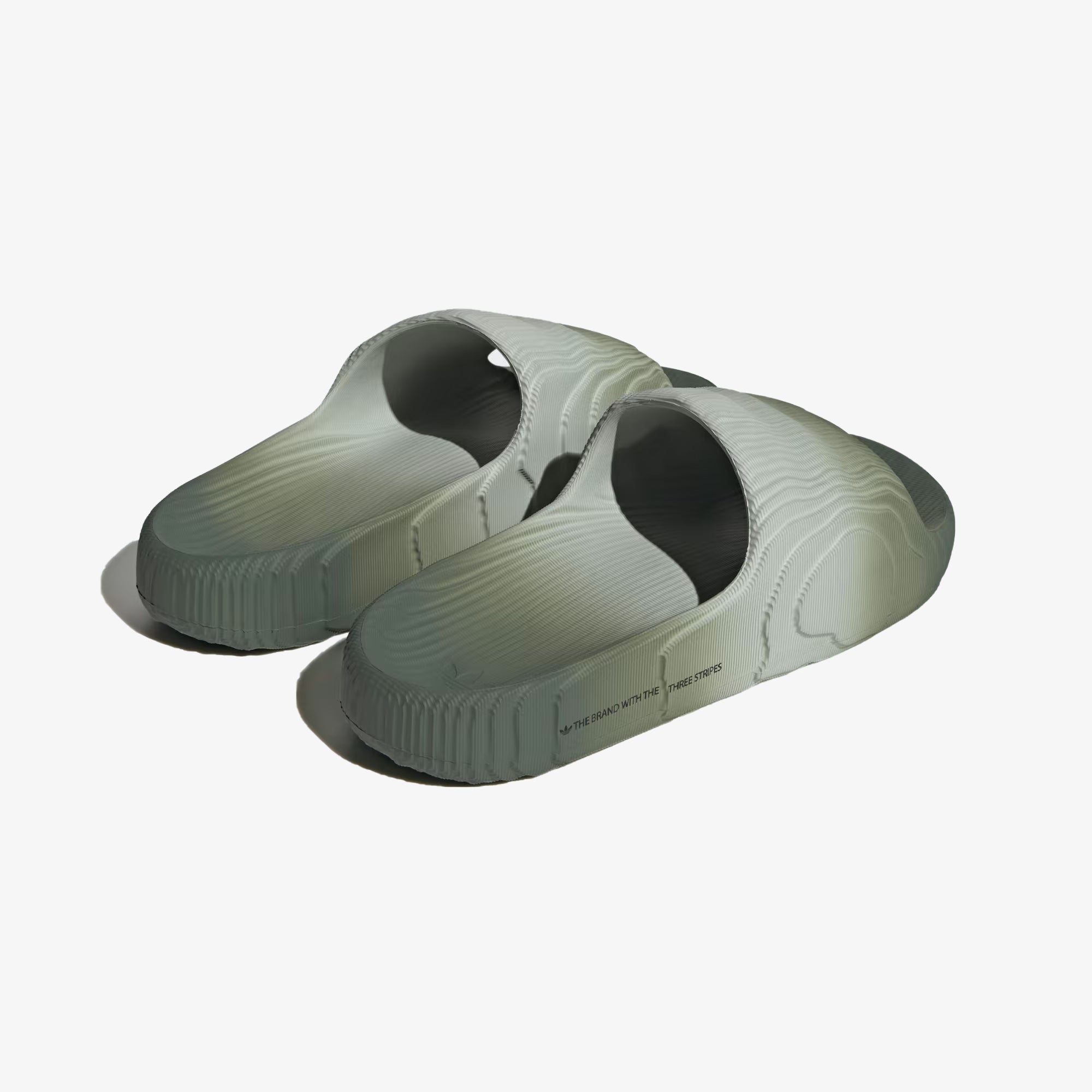 Adidas Originals | ADILETTE 22 { WONDER GREEN/SILVER GREEN/CORE BLACK - view 2