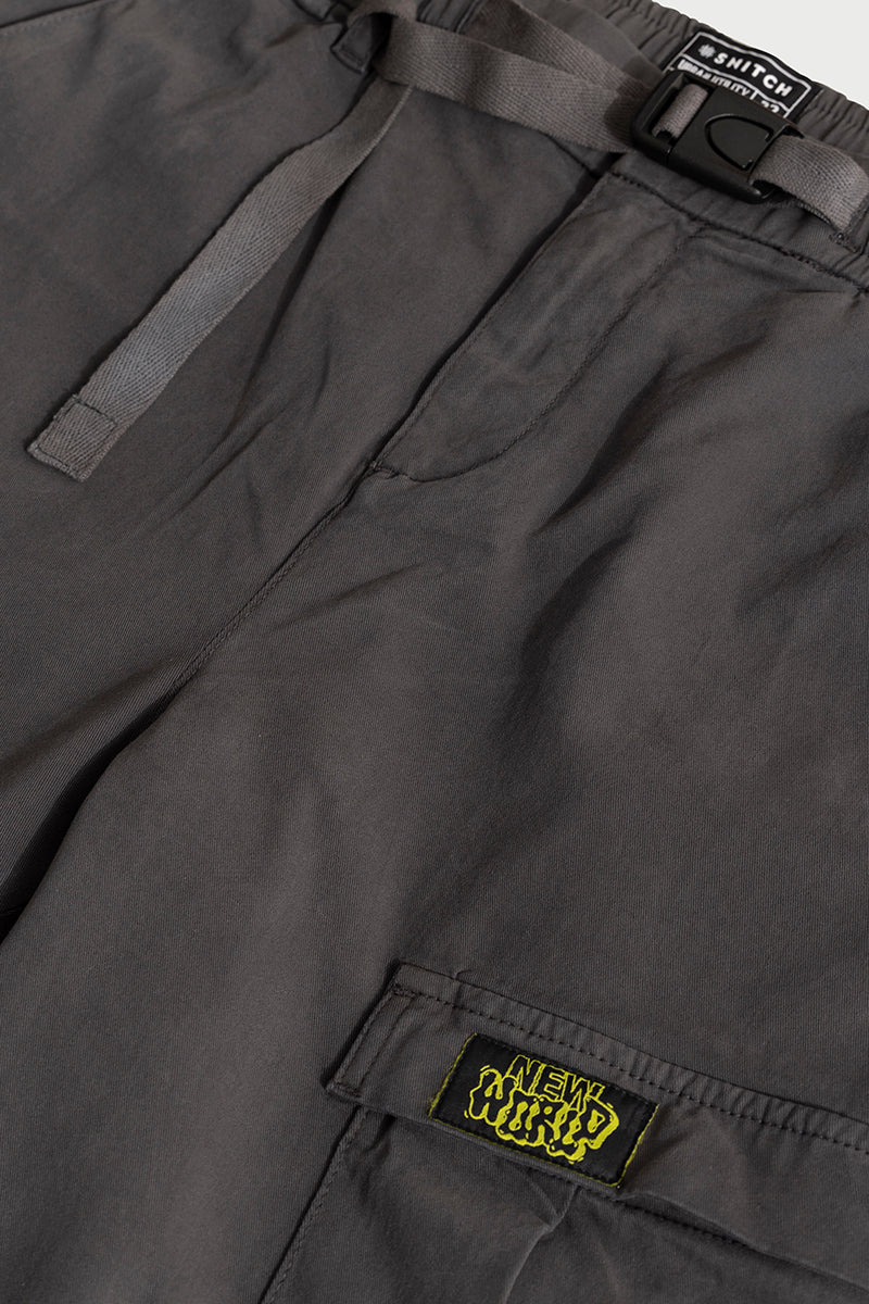 BlackTree Hexa-Pocket Grey Cargo Pant - view 2