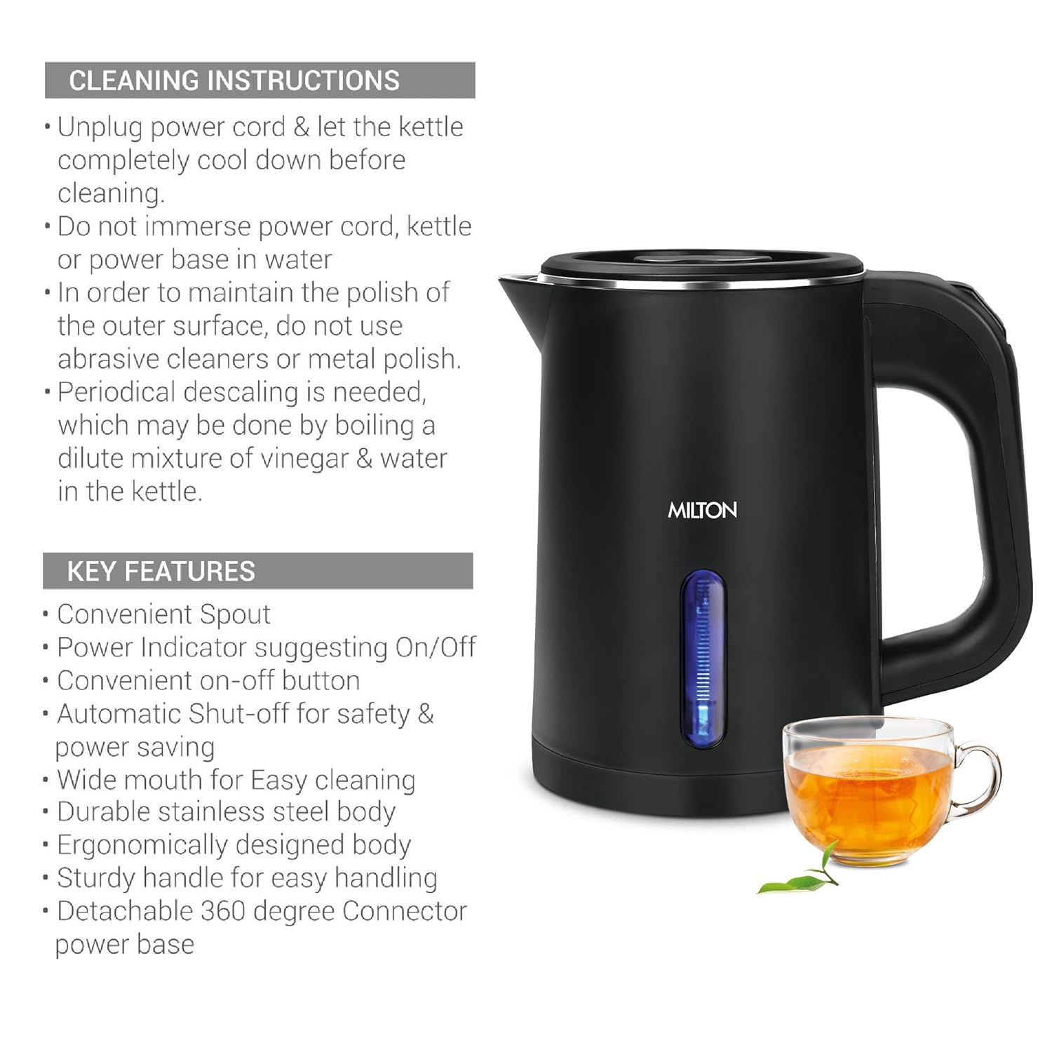 Companion Double Wall Electric Kettle (Milton) - view 7