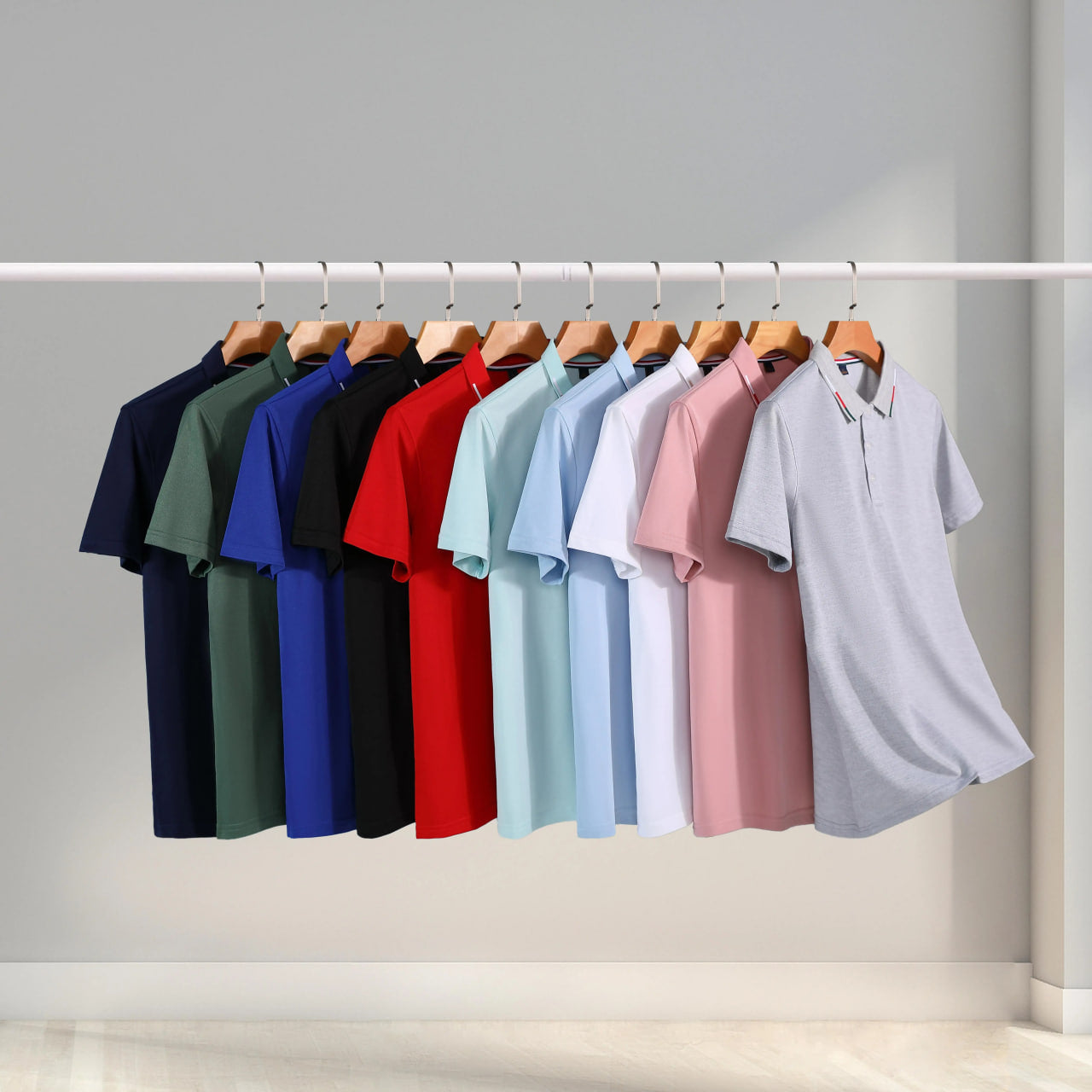 Catterton Summer Special Men's Cotton Polo T-shirts (Combo Of 5) - view 5