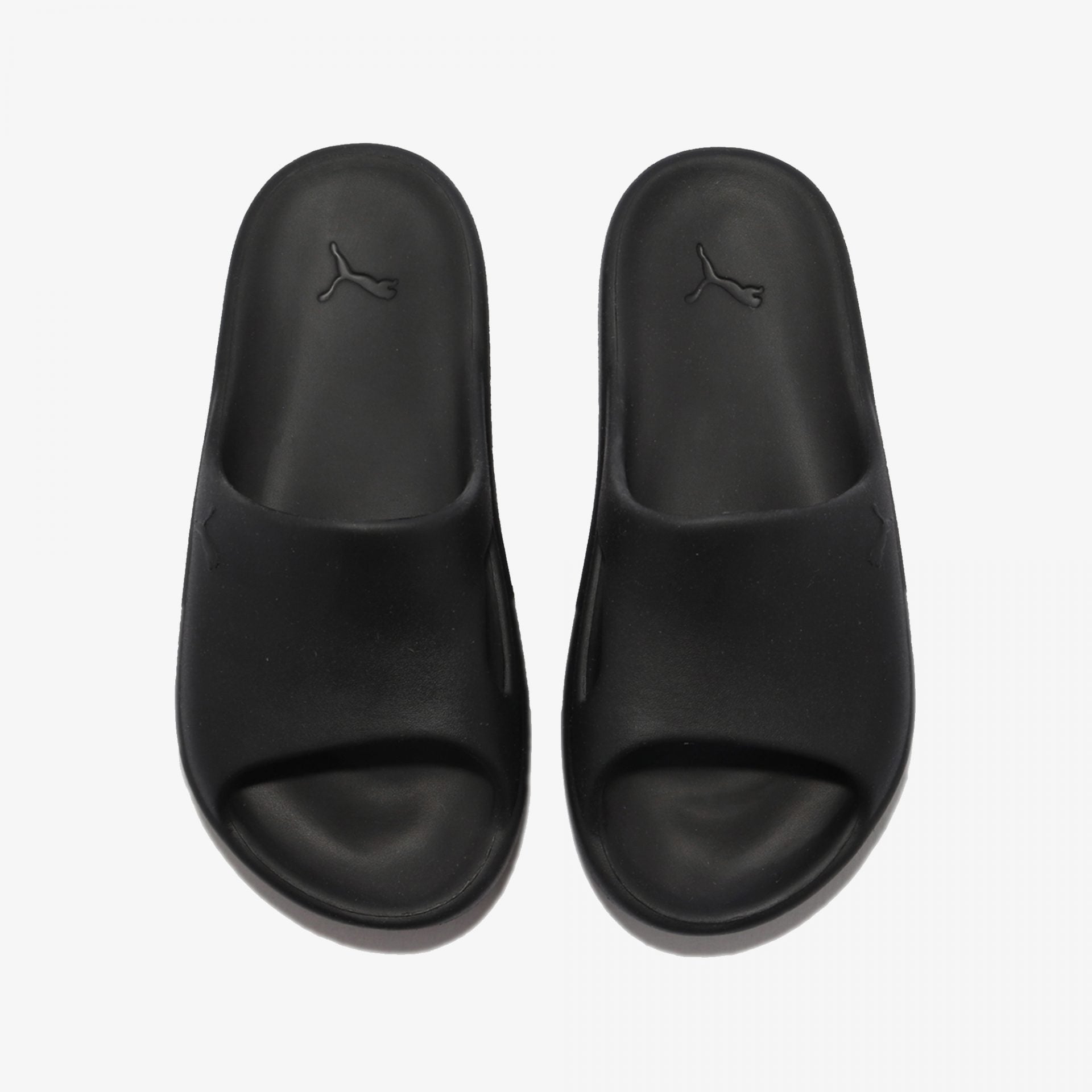 Puma | SHIBUI CAT UNISEX SLIDES { BLACK - view 3