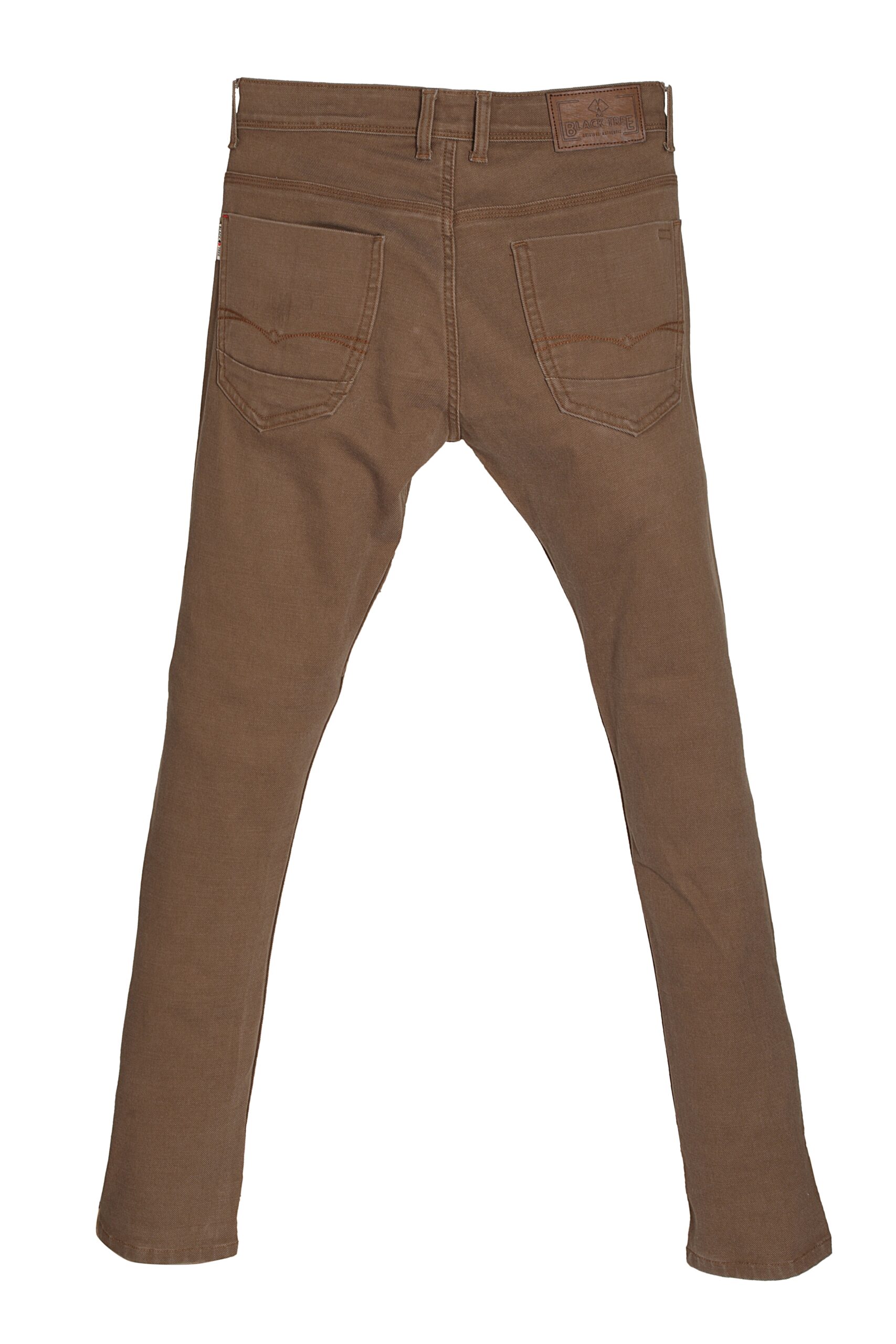 BLACKTREE TAN COLORED JEANS FOR MEN'S CASUAL SLIM-FIT BT008 B..